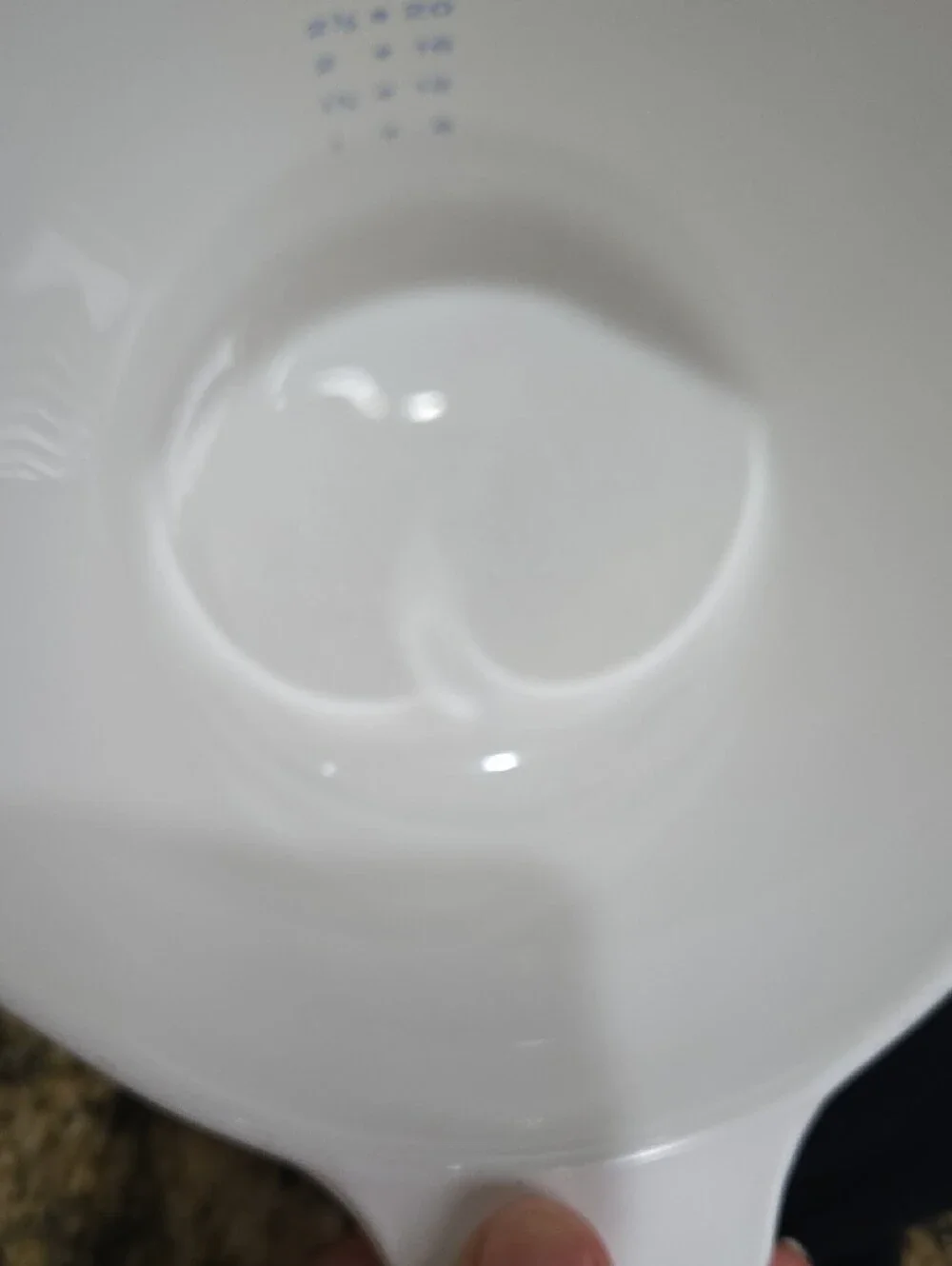 CorningWare White Saucemaker with Blue Logo